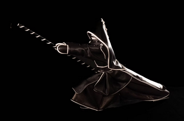 Japanese Kendo Black Leather Sculpture Spacio India