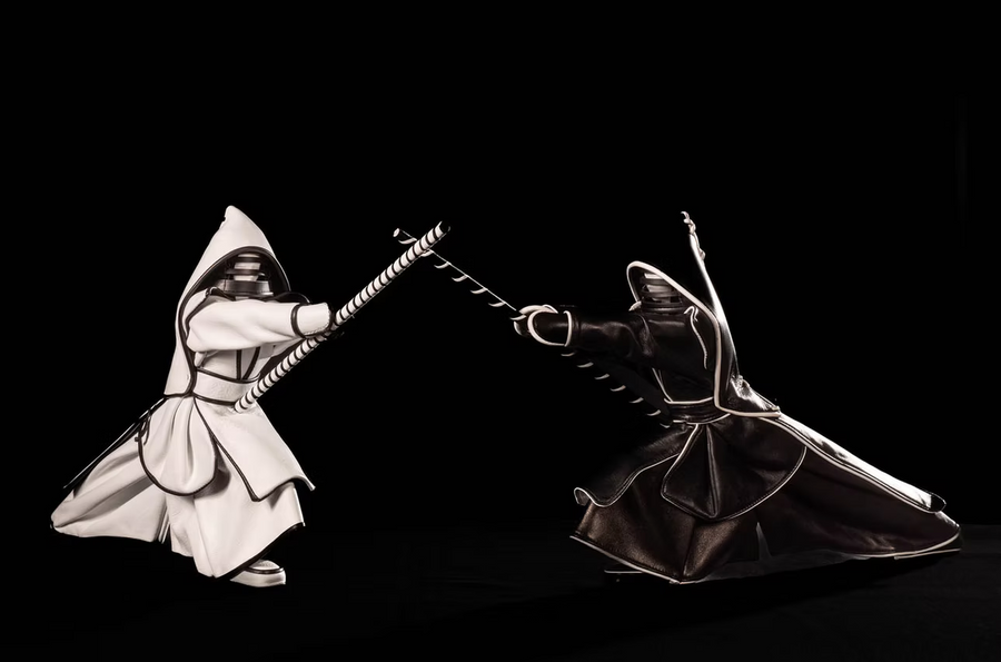 Japanese Kendo Leather Sculpture Spacio India