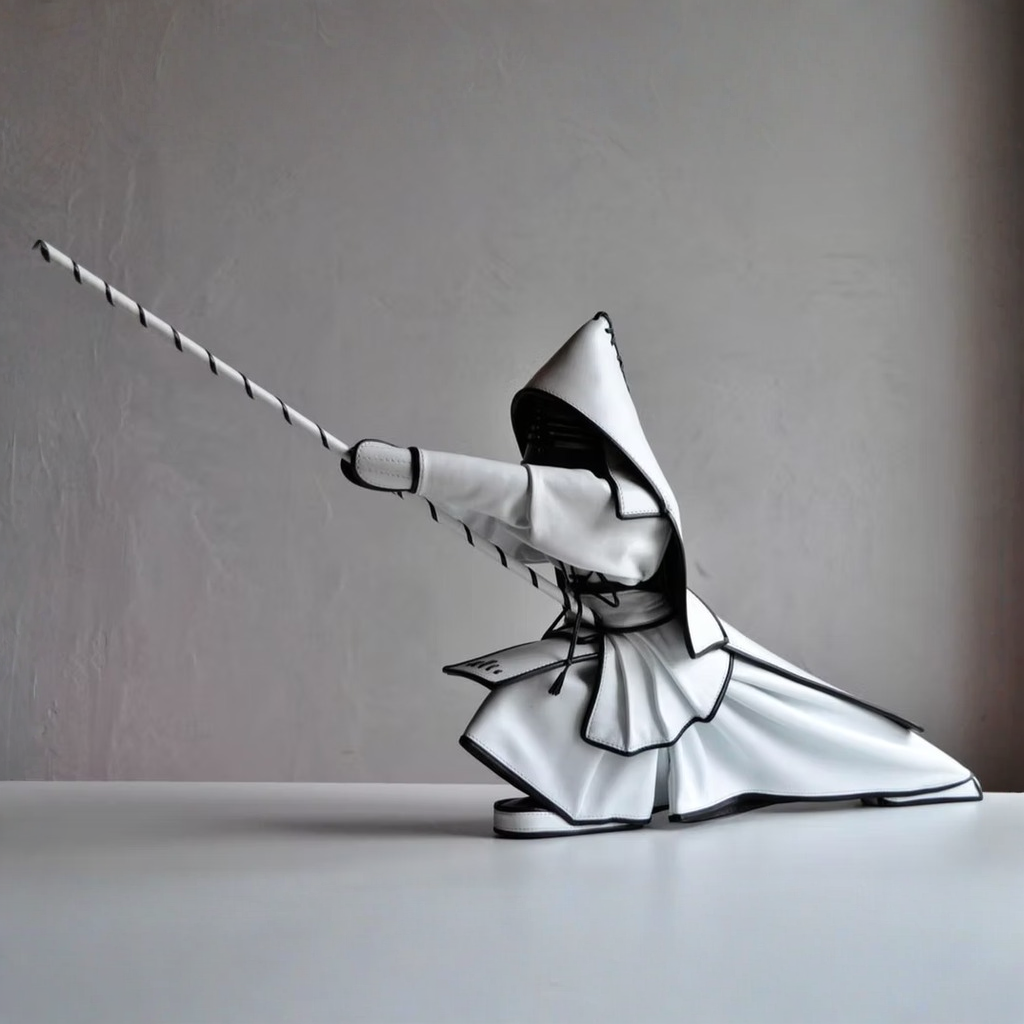 Japanese Kendo Leather Sculpture Spacio India