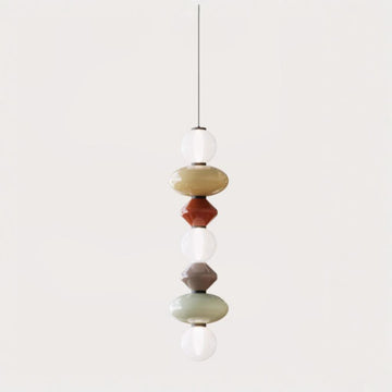 A colourful ceramic suspension lamp from Aromas Del Campo available at Spacio retail stores in Mumbai & Kolkata. 