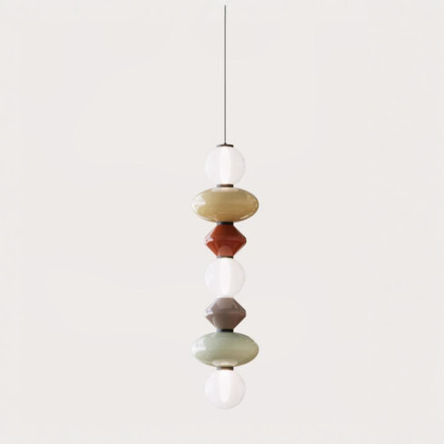 A colourful ceramic suspension lamp from Aromas Del Campo available at Spacio retail stores in Mumbai & Kolkata. 