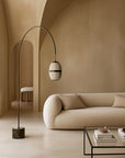 A floor lamp from aroma del Campo in modern theme interiors