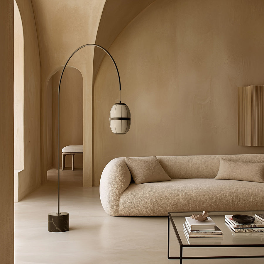 A floor lamp from aroma del Campo in modern theme interiors