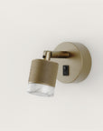 A modern wall bedside lamp with switch from Aromas De Campo and available at Spacio retail stores in Mumbai and Kolkata