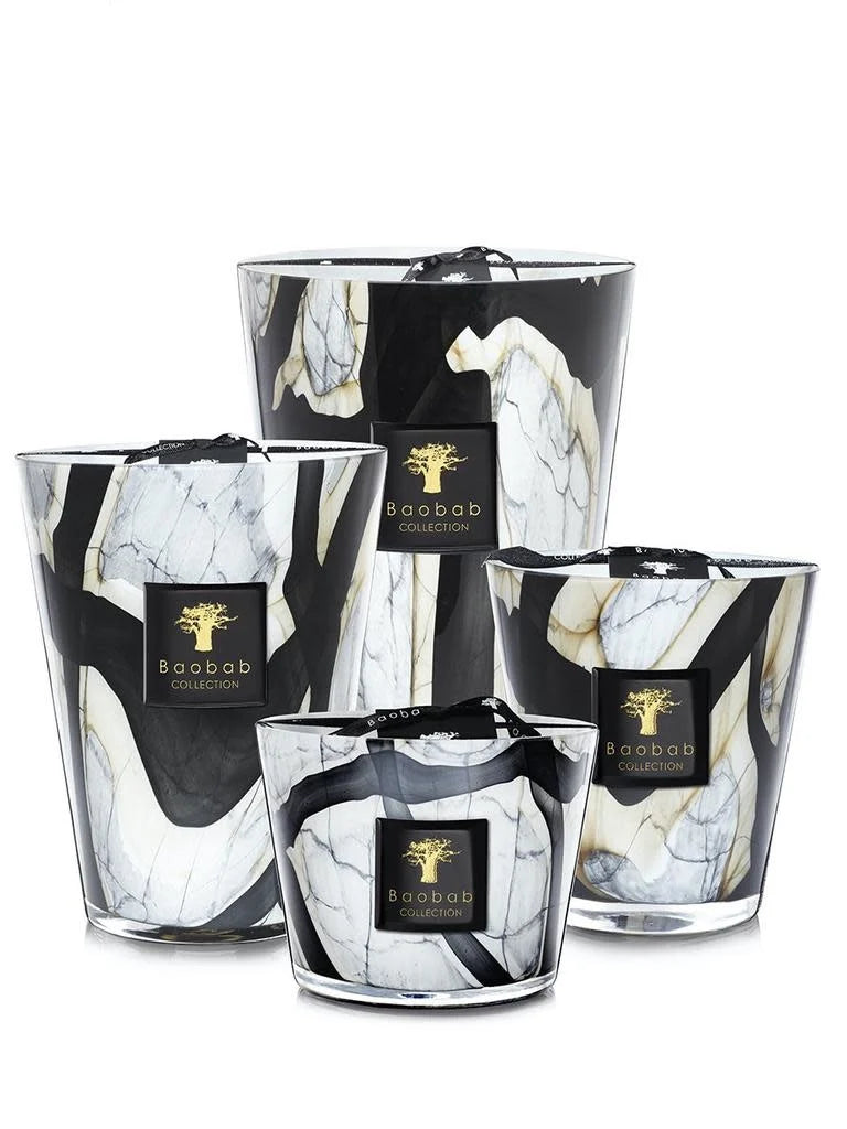 Baobab Stones Marble Candle Max 16 Spacio India
