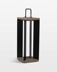 Blade 26 Black Solar Light Lantern by Les Jardins | Spacio