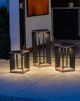 Blade 26 Black Solar Light Lantern by Les Jardins | Spacio