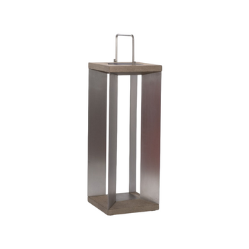 Blade 26 Stainless Steel Lantern by Les Jardins | Spacio