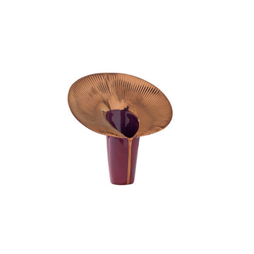 Decorative vase with a unique design on a white background from Bosa on a white background available at Spacio retail stores in Mumbai & Kolkata. 