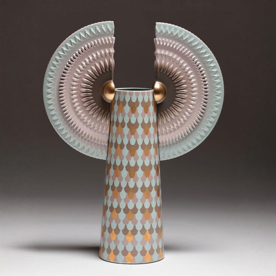 Solardisc Bird Vase 1926 Sculpture by Bosa | Spacio