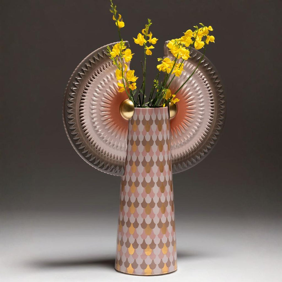 Solardisc Bird Vase 1926 Sculpture by Bosa | Spacio