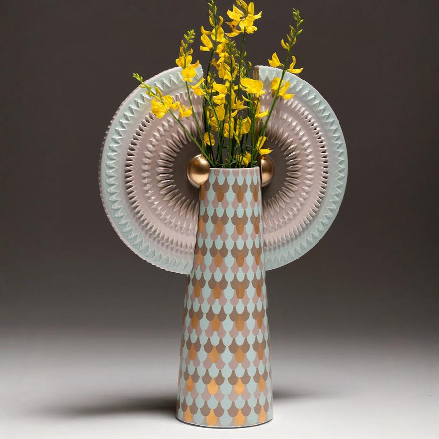 Solardisc Bird Vase 1926 Sculpture by Bosa | Spacio