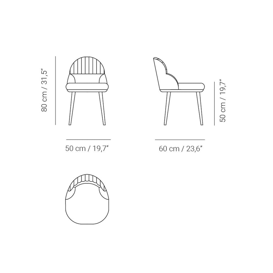 Coleccion Alexandra Cricket Dining Chair
