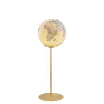 Columbus Royal Floor lluminated Globe on a white back ground for modern office and home office interiors available at Spacio India from our Office Accessories Collection