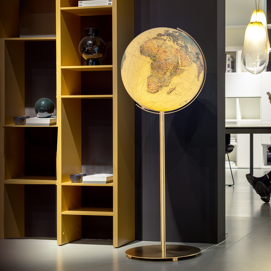 Columbus Illuminated Floor Standing Globe