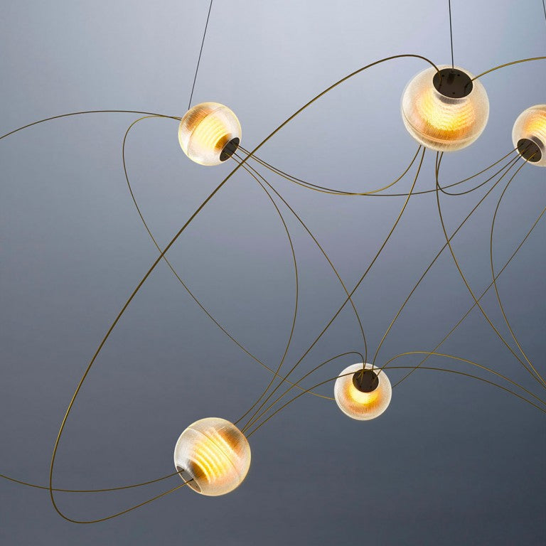 Close up of Munari chandelier from DCW Editions