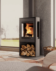 Kalle Next wood burning fireplace by Dru Dikl Geurts available at Spacio in India