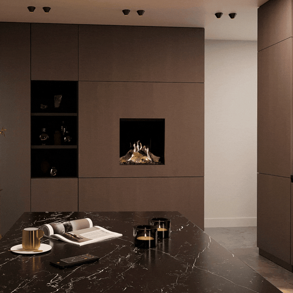 Maestro 60 Indoor gas fireplace by Dru available at Spacio in India