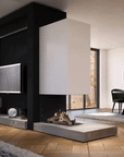 Maestro 75XTU indoor gas fireplace by Dru available at Spacio in India