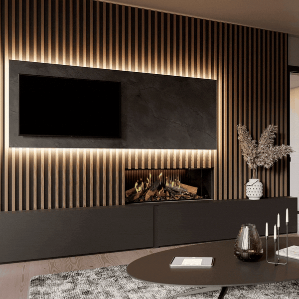 DRU Fire Virtuo 100 Evolve Holographic Fireplace