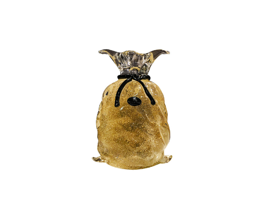 Bag Medium Transparent Gold