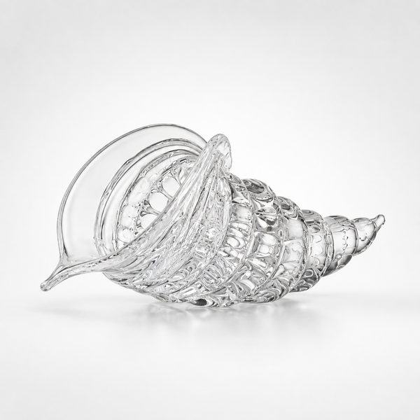 Cornucopia Big Clear Crystal Sculpture