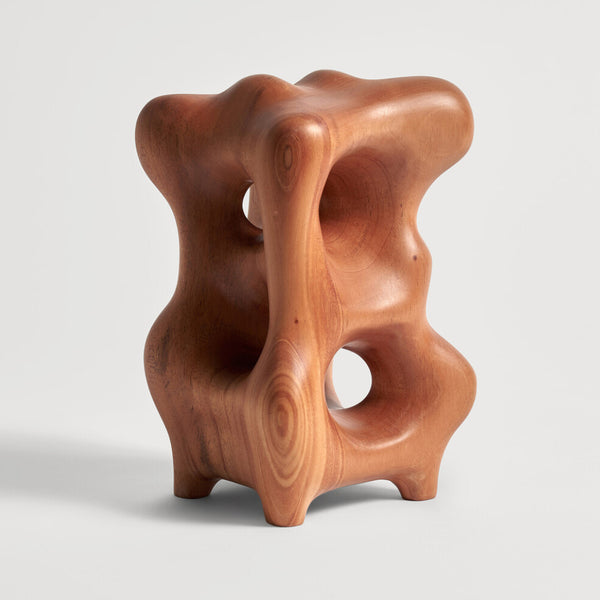 Natural Organic Mahogany Wood Sculpture