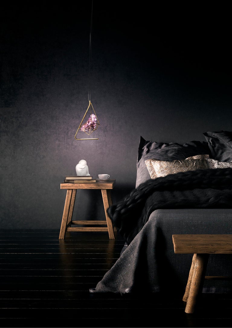 Euroluce Lampadari Cryrock Italian Crystal Pendant Lamp by Spacio India