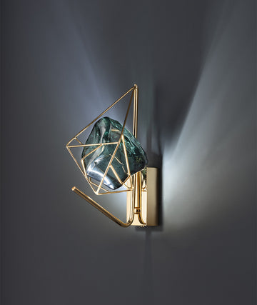 Euroluce Lampadari Cryrock Italian Crystal Wall Lamp by Spacio India