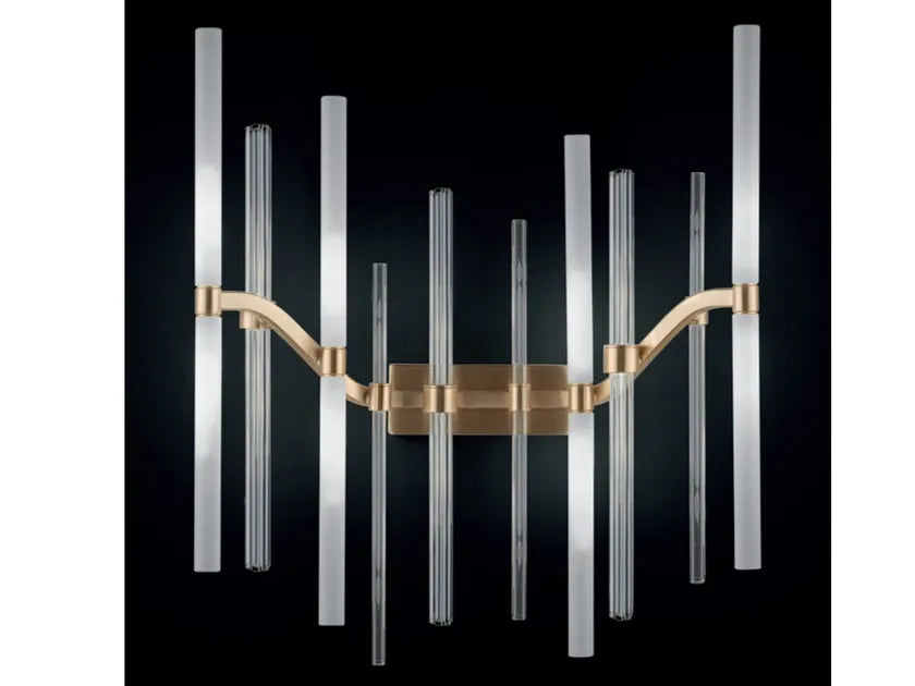 Euroluce Lampadari Neva Glass Wall Lamp by Spacio India.