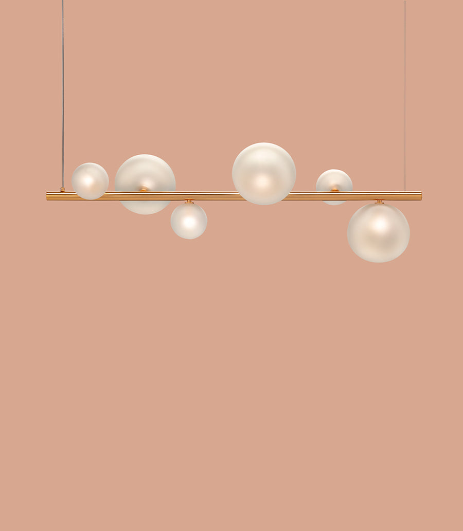Euroluce Lampadari Bubbles Glass Suspension by Spacio India.
