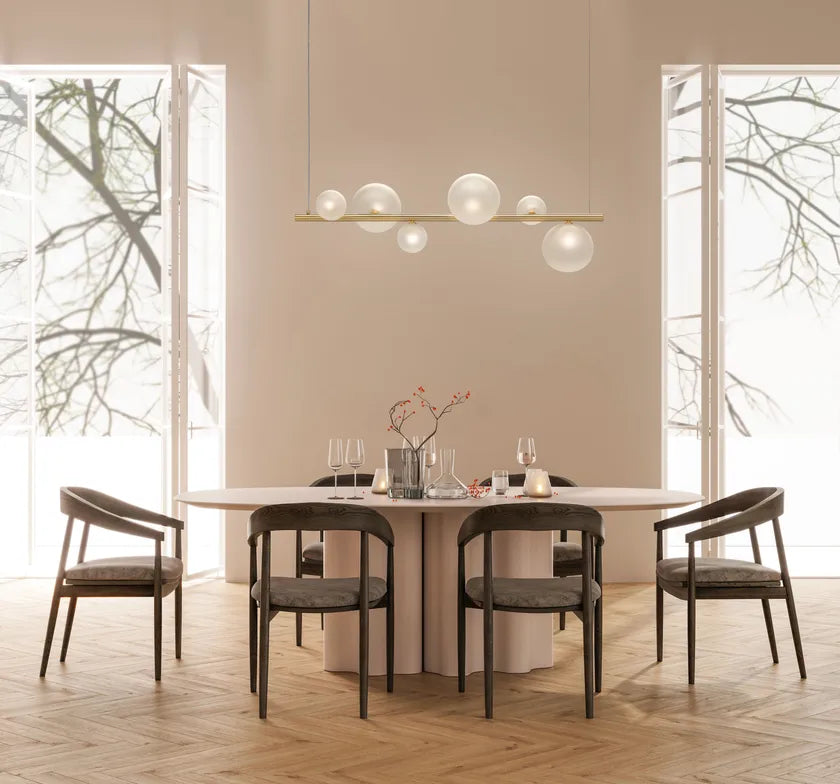 Euroluce Lampadari Bubbles Glass Suspension by Spacio India.