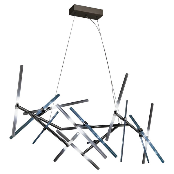 Euroluce Lampadari Effect Italian Glass Suspension by Spacio India.
