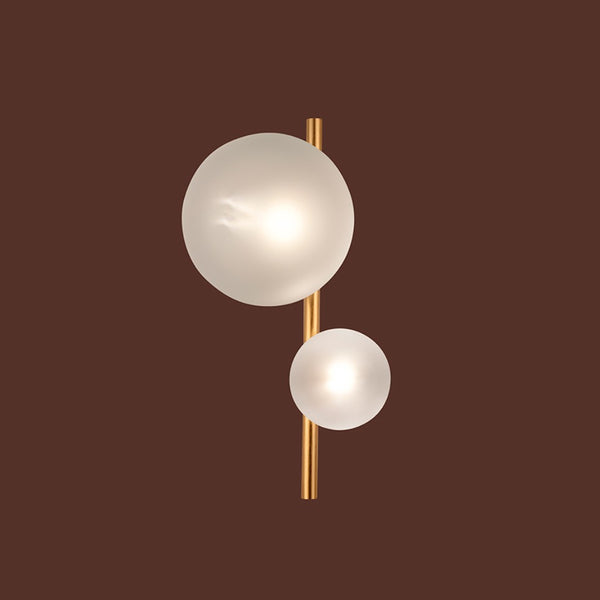 Euroluce Lampadari Bubbles Glass Wall Lamp by Spacio India.