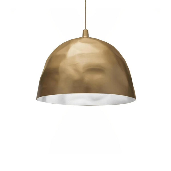 Gold pendant lamp on a white background from Foscarini available at Spacio retail stores in India. 