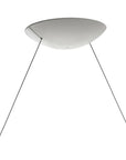 Details of canopy of a suspension lamp from Foscarini on a white background