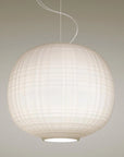White pendant light against a plain background