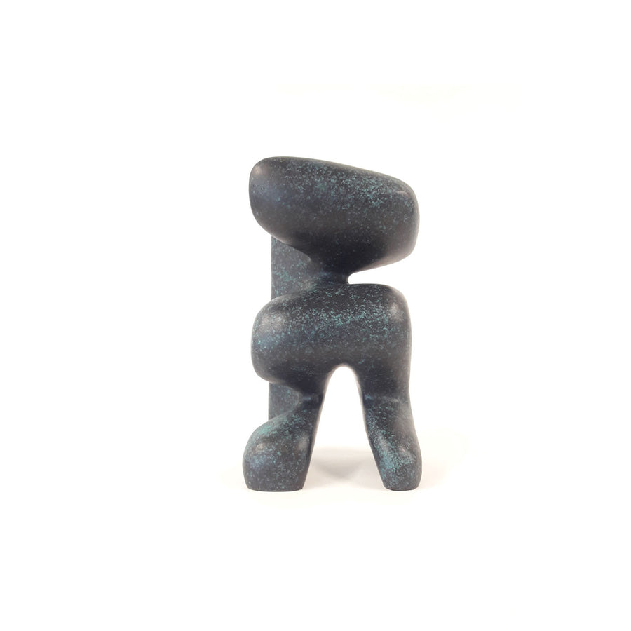 Abstract sculpture on a white background