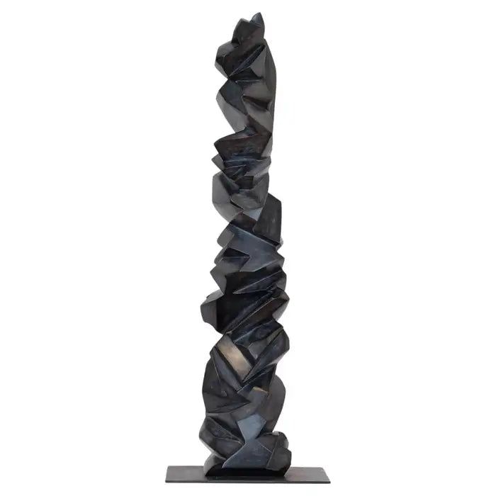 Front view of the Gardeco Storm Bronze Sculpture (Limited Edition), showcasing its dynamic abstract form, available at Spacio India retail stores and online.