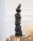 Rear view of the Gardeco Storm Bronze Sculpture (Limited Edition) revealing its balanced composition and sculptural elegance, available at Spacio India online and in stores.