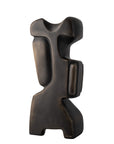 Front view of Gardeco Sol Bronze Sculpture in abstract modern form, hand made in Belgium and available at Spacio India for luxury interiors.