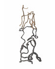 Limited edition Gardeco To Return bronze sculpture with abstract human forms, available at Spacio India. Luxury bronze decor for contemporary homes.