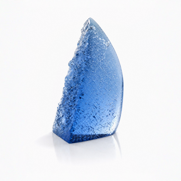 Blue Sail Glass Sculpture