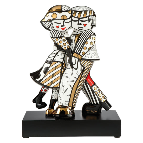 Goebel Golden Cheek to Cheek Pop Art Porcelain Sculpture (Limited Edition)