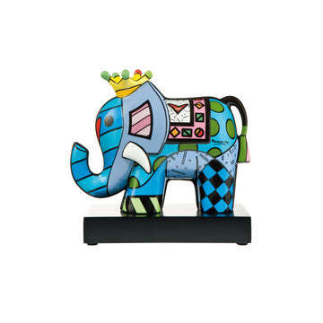 Goebel Romero Britto Great India Porcelain Sculpture