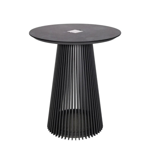 Halo High Dining Glow Table Solar Light Furniture by Les Jardins | Spacio