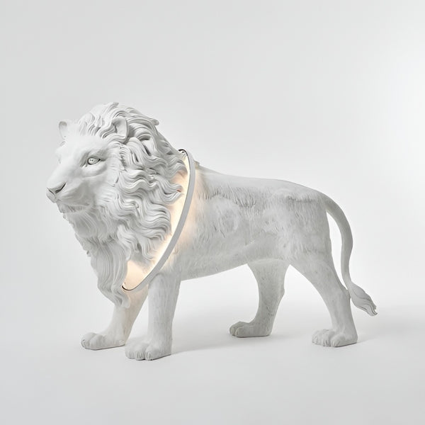 Haoshi Lion Sculpture Lighting Spacio India