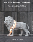 Haoshi Lion Sculpture Lighting Spacio India
