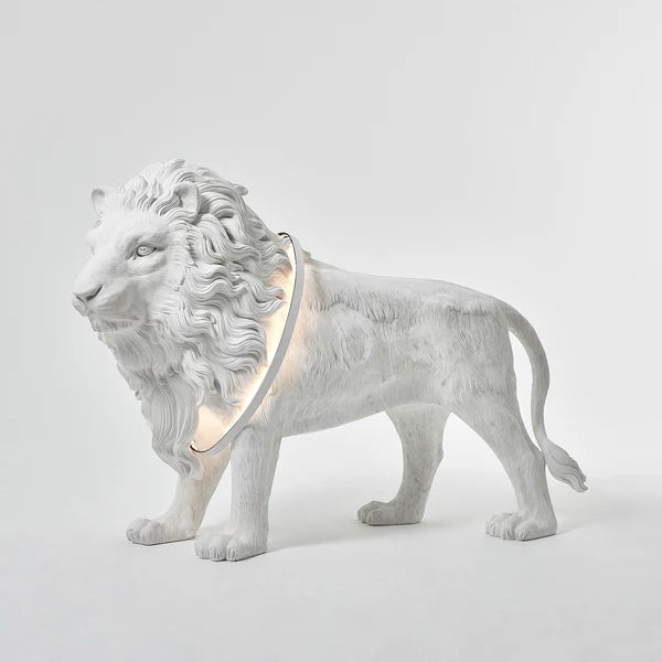 Haoshi Lion Sculpture Lighting Spacio India