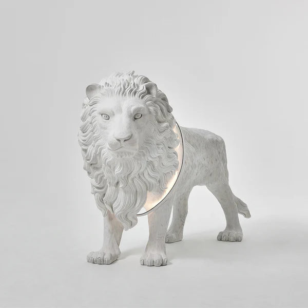 Haoshi Lion Sculpture Lighting Spacio India